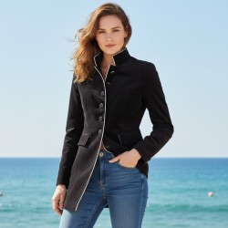 Blazer Jade Black Long